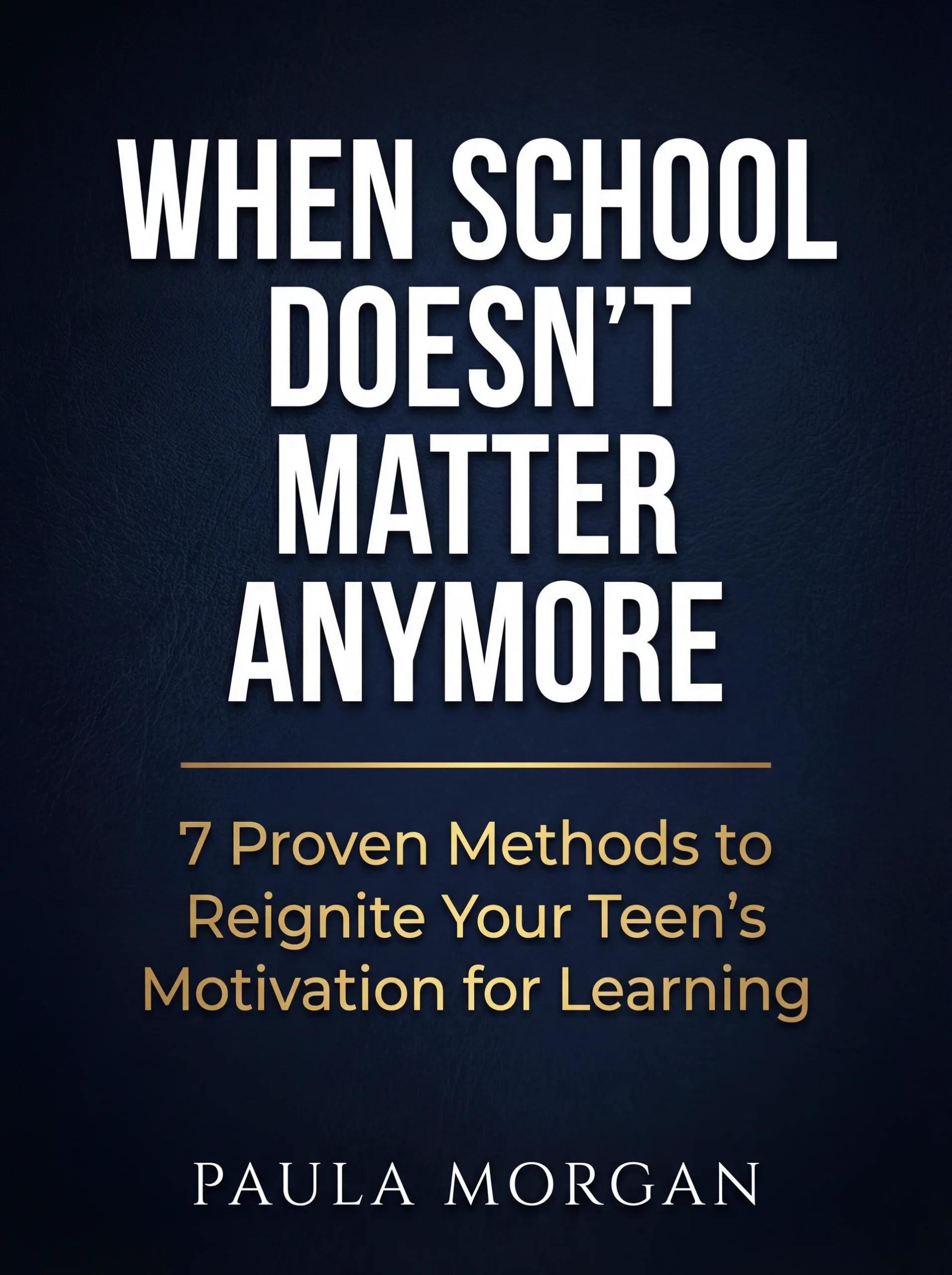 When School Doesn't Matter Anymore — E-book by Paula Morgan